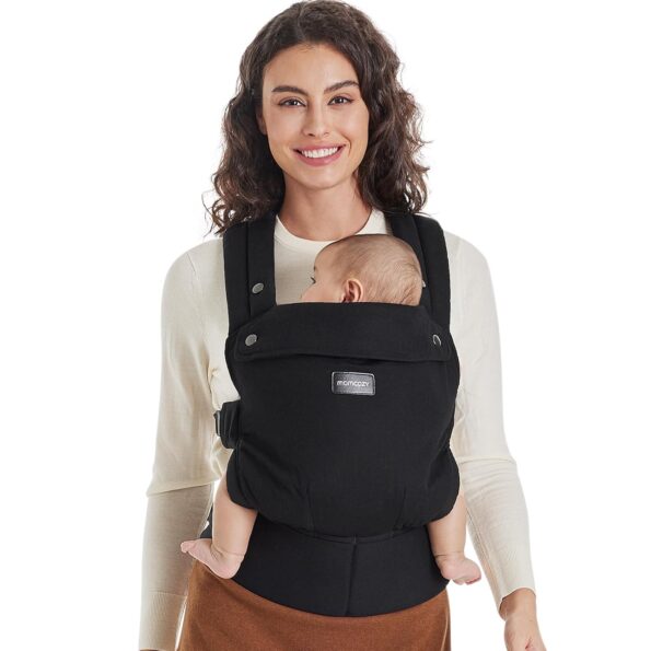 very helpful baby Travel Gear  Momcozy Baby Carrier - Ergonomic, Cozy and Lightweight Carrier for 7-44lbs, Effortless to Put On, Ideal for Hands-Free Parenting, Enhanced Lumbar Support, Purehug for Infant to Toddler, Black  -  baby Carriers & Accessories  in best baby specials