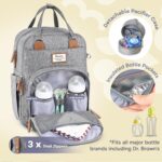 very helpful baby Travel Gear RUVALINO Diaper Bag Backpack, Multifunction