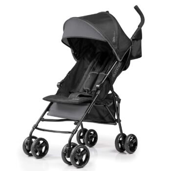 very helpful baby Travel Gear  Summer by Ingenuity 3D Mini Convenience Stroller – Lightweight Stroller with Compact Fold, Multi-Position Recline, Canopy with Pop Out Sun Visor and More – Umbrella Stroller for Travel and More, Gray  -  baby Carriers & Accessories  in best baby specials