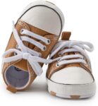 KIDSUN Unisex Baby Boy Girl Canvas Sneaker Soft Sole Infant