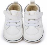 E-FAK Baby Shoes Boys Girls Infant Sneakers Non-Slip Rubber Sole