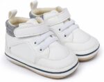 E-FAK Baby Shoes Boys Girls Infant Sneakers Non-Slip Rubber Sole