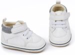E-FAK Baby Shoes Boys Girls Infant Sneakers Non-Slip Rubber Sole