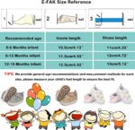 E-FAK Baby Shoes Boys Girls Infant Sneakers Non-Slip Rubber Sole