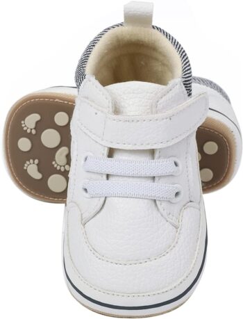 E-FAK Baby Shoes Boys Girls Infant Sneakers Non-Slip Rubber Sole Toddler Crib First Walker Shoes best price baby shoes in best baby specials