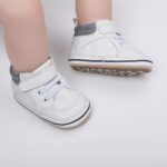 E-FAK Baby Shoes Boys Girls Infant Sneakers Non-Slip Rubber Sole
