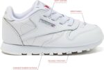 Reebok Classic Leather Girls and Boys Shoes for Kids, Toddler,