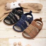 Meckior Baby Infant Boy Girl Sandals Newborn Non-Slip Soft Rubber Sole Sandals for Baby Boys Open-Toe Outdoor Casual Summer First Walkers Shoes best price baby shoes in best baby specials 
