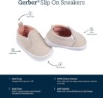 Gerber Unisex-Baby Newborn Infant Toddler Boy and Girl Slip-on Sneaker