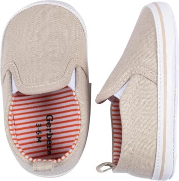 Gerber Unisex-Baby Newborn Infant Toddler Boy and Girl Slip-on Sneaker Crib Shoe best price baby shoes in best baby specials 