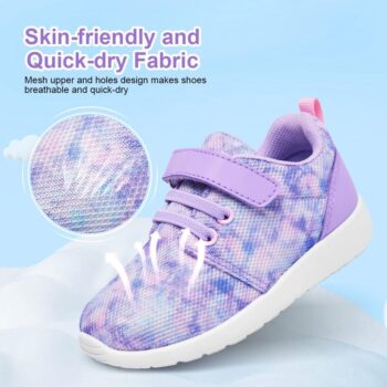 HIITAVE Toddler Tennis Shoes Girls Sneakers Walking Running Athletic Summer Shoes best price baby shoes in best baby specials